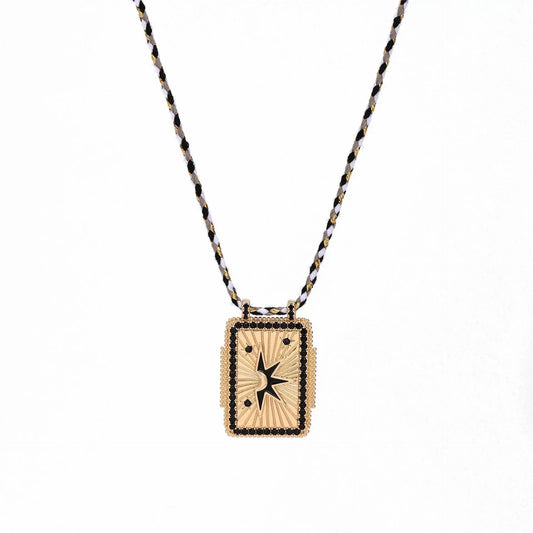 Livre D’or cord necklace, star