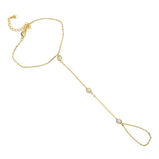 D’amour hand chain, gold